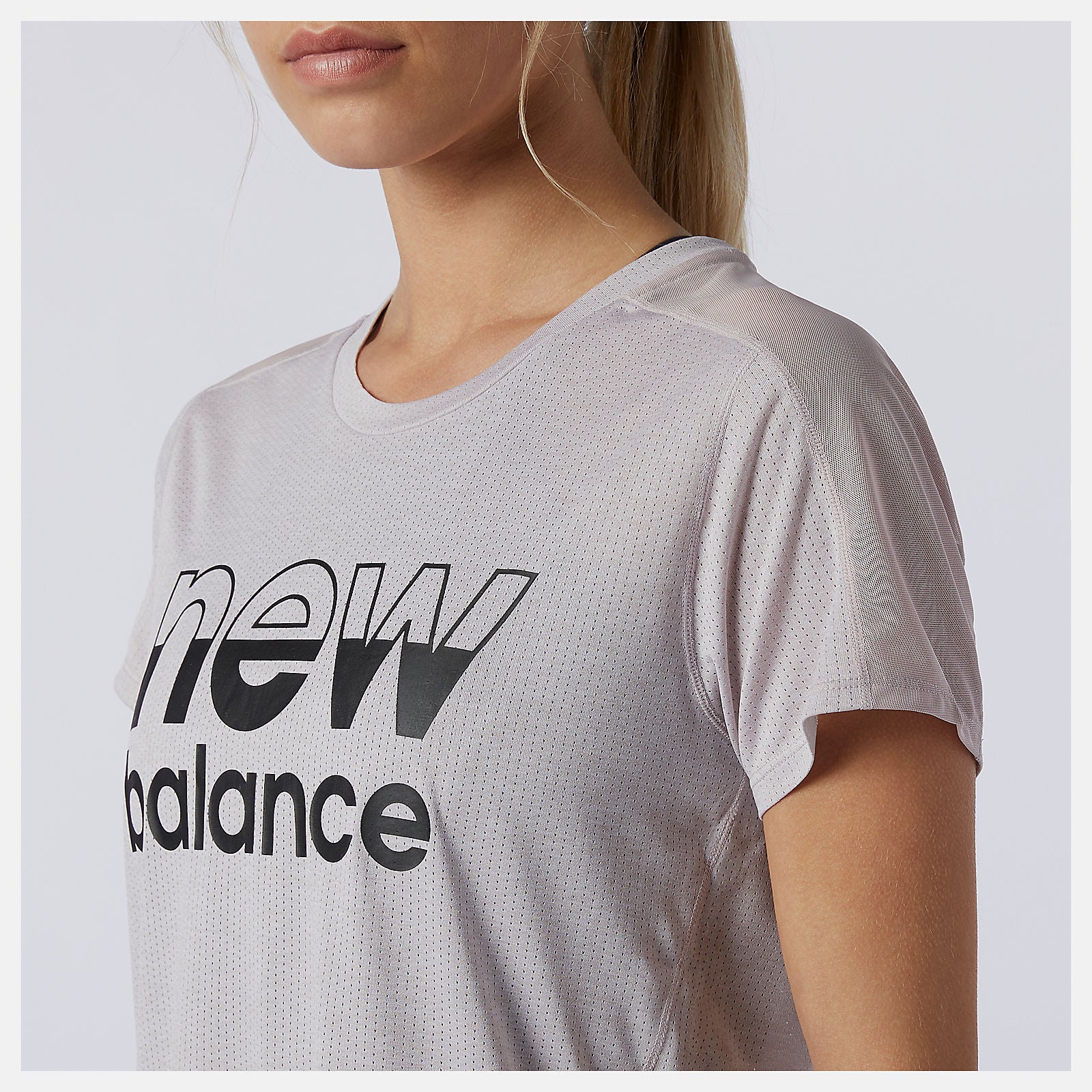 New Balance Discount - Printed Impact Run Short Sleeve