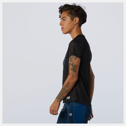 NYC Marathon Impact Run Short Sleeve | New Balance Clothing - Women