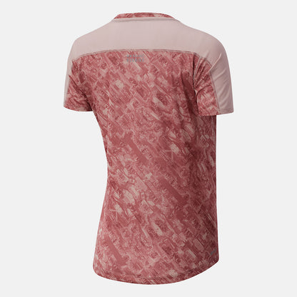 NYC Marathon Printed Impact Run Short Sleeve | New Balance Clothing - Women