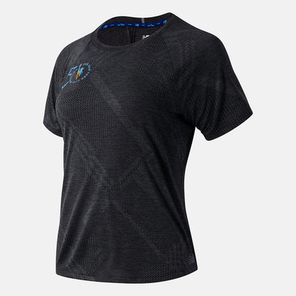 NYC Marathon Q Speed Fuel Jacquard Short Sleeve | New Balance Clothing - Women