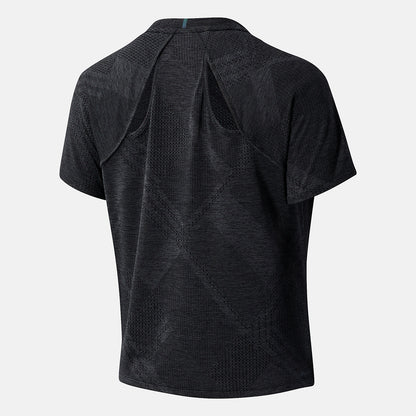 NYC Marathon Q Speed Fuel Jacquard Short Sleeve | New Balance Clothing - Women