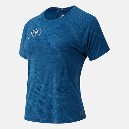 NYC Marathon Q Speed Fuel Jacquard Short Sleeve | New Balance Clothing - Women