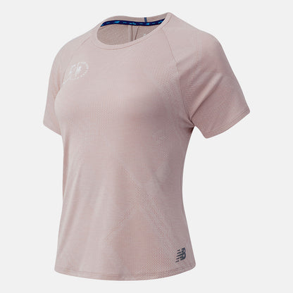 NYC Marathon Q Speed Fuel Jacquard Short Sleeve | New Balance Clothing - Women