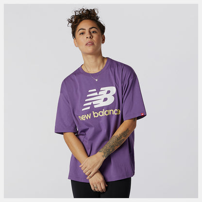 NB Essentials Stacked Logo Tee | New Balance Clothing - Women