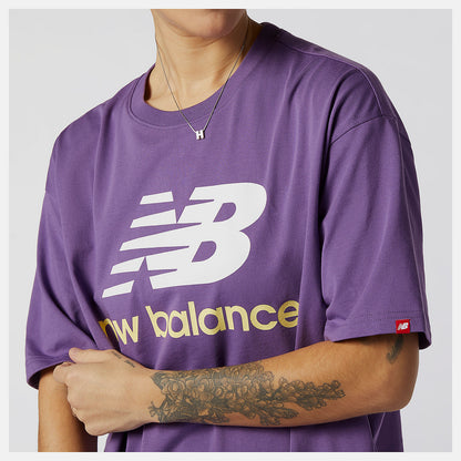 NB Essentials Stacked Logo Tee | New Balance Clothing - Women