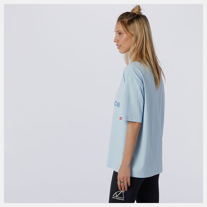 NB Essentials Stacked Logo Tee | New Balance Clothing - Women