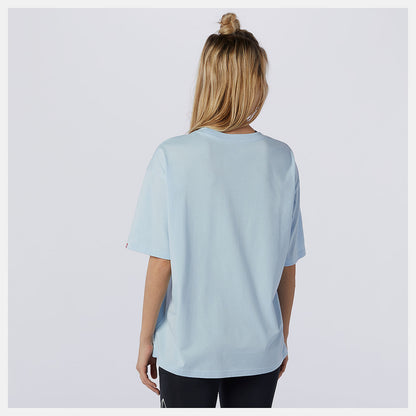 NB Essentials Stacked Logo Tee | New Balance Clothing - Women