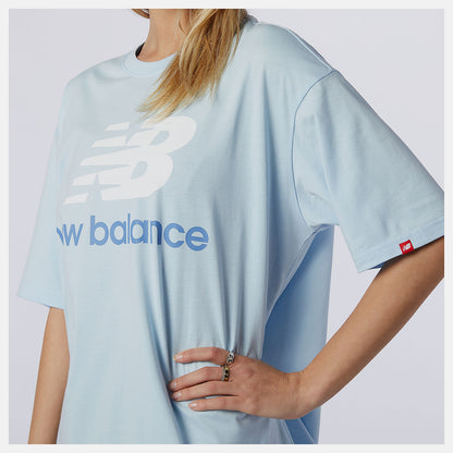 NB Essentials Stacked Logo Tee | New Balance Clothing - Women