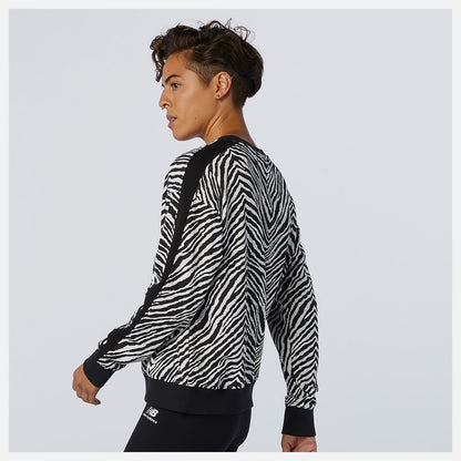 NB Athletics AOP Animal Print Crew | New Balance Clothing - Women