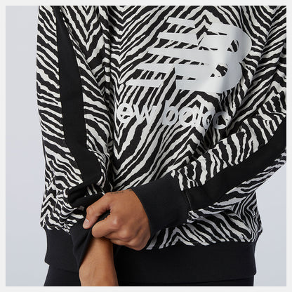 NB Athletics AOP Animal Print Crew | New Balance Clothing - Women