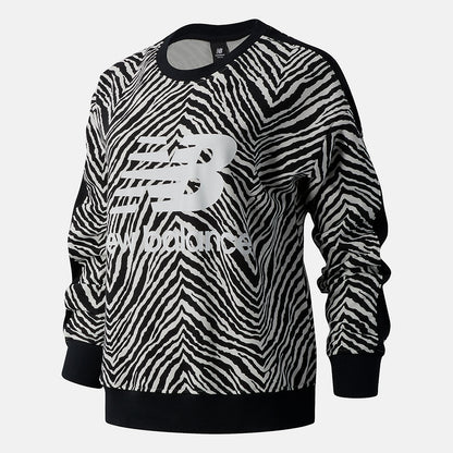 NB Athletics AOP Animal Print Crew | New Balance Clothing - Women