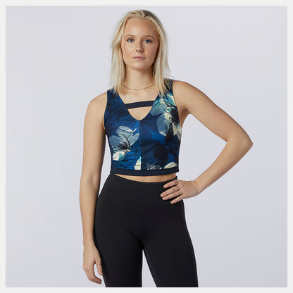 Transform NBSleek Printed Crop Top | New Balance Clothing - Women