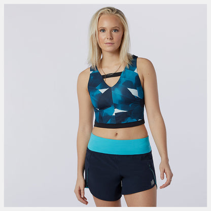 Transform NBSleek Printed Crop Top | New Balance Clothing - Women