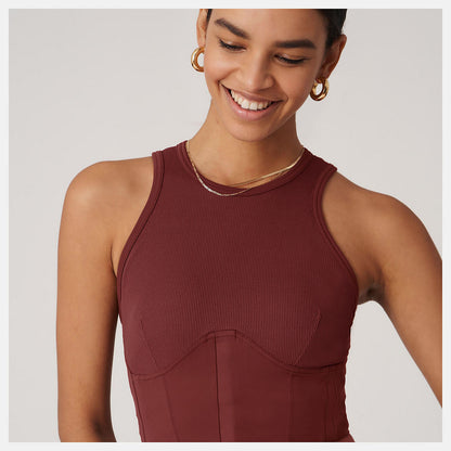Bandier Corset Tank | New Balance Clothing - Women