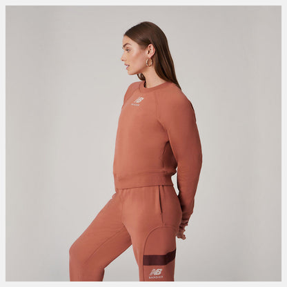 Bandier Fleece Crew | New Balance Clothing - Women