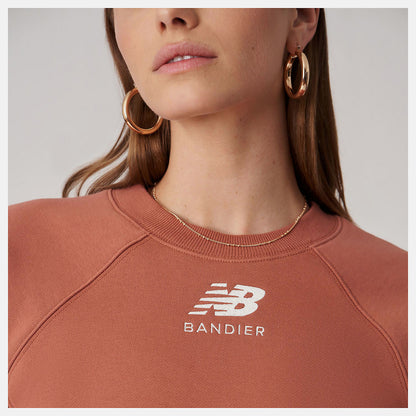 Bandier Fleece Crew | New Balance Clothing - Women