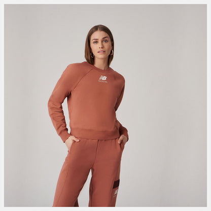 Bandier Fleece Crew | New Balance Clothing - Women