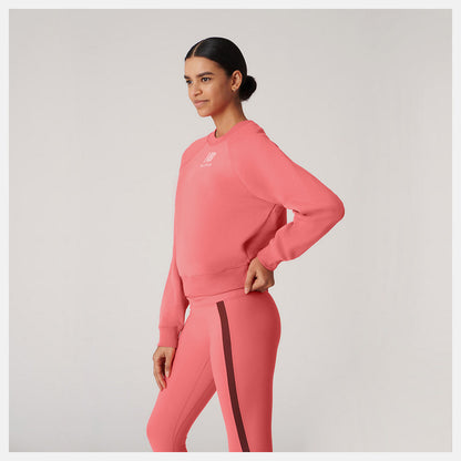 Bandier Fleece Crew | New Balance Clothing - Women