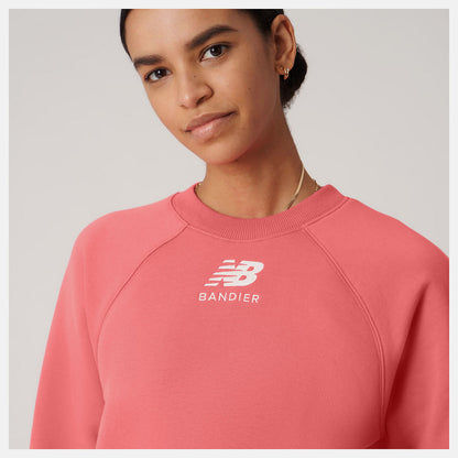 Bandier Fleece Crew | New Balance Clothing - Women