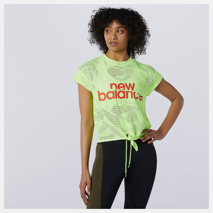 Achiever Collide Open Mesh Tee | New Balance Clothing - Women