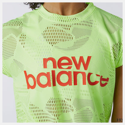 Achiever Collide Open Mesh Tee | New Balance Clothing - Women