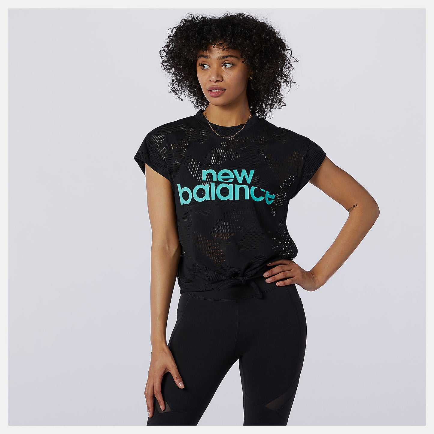 New Balance Discount - Achiever Collide Open Mesh Tee