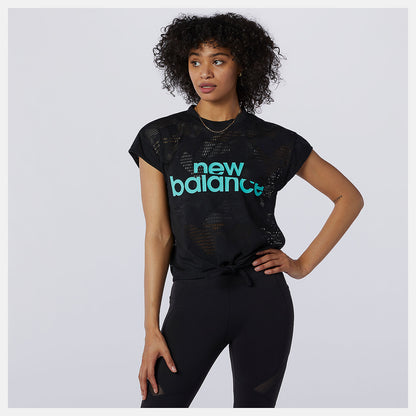 Achiever Collide Open Mesh Tee | New Balance Clothing - Women