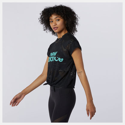 Achiever Collide Open Mesh Tee | New Balance Clothing - Women
