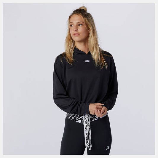 New Balance Discount - Relentless Cinched Hem Hoodie