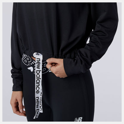 Relentless Cinched Hem Hoodie | New Balance Clothing - Women