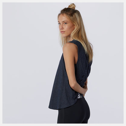Relentless Cinched Back Graphic Tank | New Balance Clothing - Women
