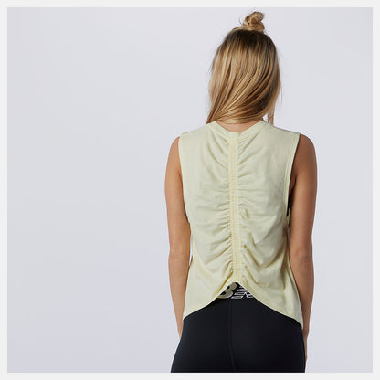 Relentless Cinched Back Graphic Tank | New Balance Clothing - Women