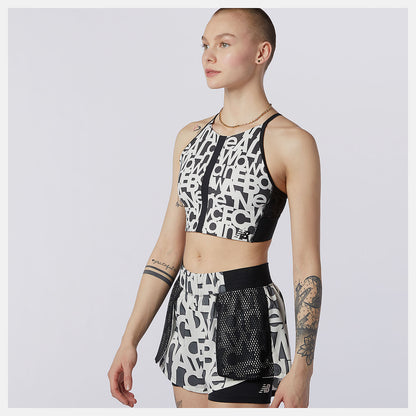 Relentless Printed Crop Top | New Balance Clothing - Women