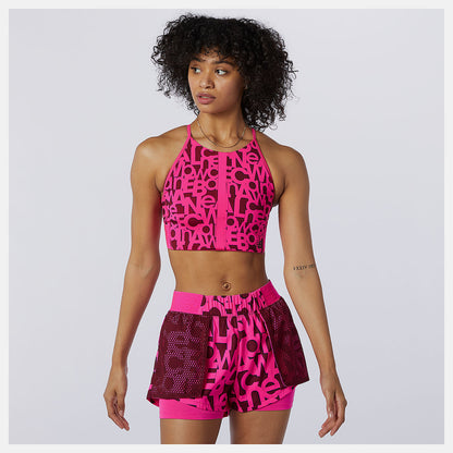 Relentless Printed Crop Top | New Balance Clothing - Women
