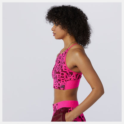 Relentless Printed Crop Top | New Balance Clothing - Women