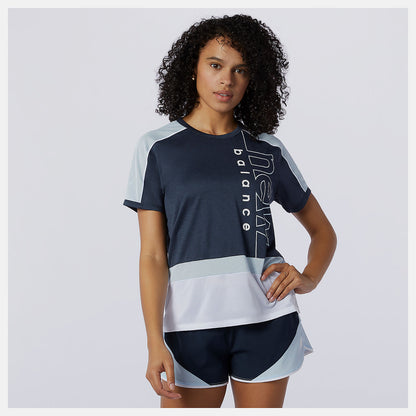 Printed Fast Flight Short Sleeve Top | New Balance Clothing - Women