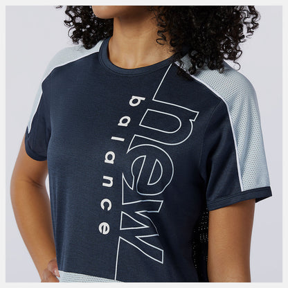 Printed Fast Flight Short Sleeve Top | New Balance Clothing - Women
