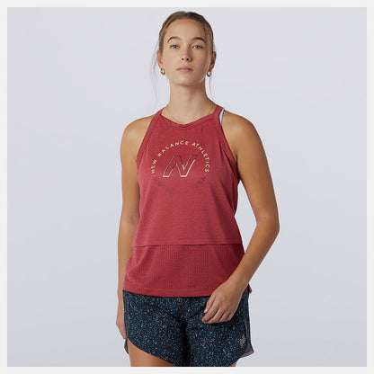 Printed Impact Run Hybrid Tank | New Balance Clothing - Women