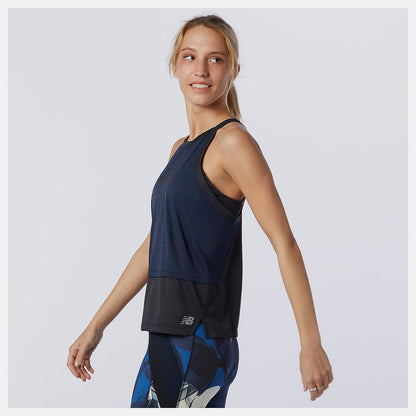Printed Impact Run Hybrid Tank | New Balance Clothing - Women