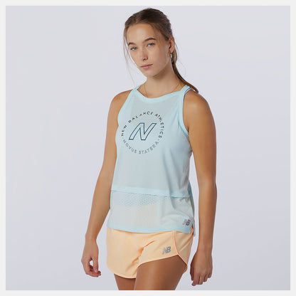 Printed Impact Run Hybrid Tank | New Balance Clothing - Women