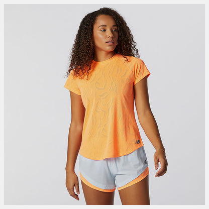 Q Speed Fuel Jacquard Short Sleeve | New Balance Clothing - Women