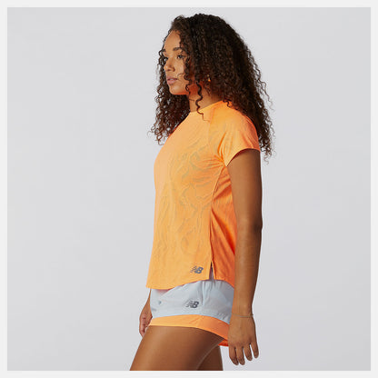 Q Speed Fuel Jacquard Short Sleeve | New Balance Clothing - Women