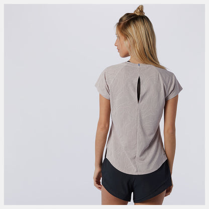 Q Speed Fuel Jacquard Short Sleeve | New Balance Clothing - Women