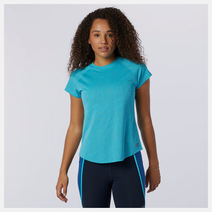 Q Speed Fuel Jacquard Short Sleeve | New Balance Clothing - Women