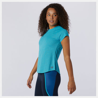 Q Speed Fuel Jacquard Short Sleeve | New Balance Clothing - Women