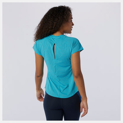 Q Speed Fuel Jacquard Short Sleeve | New Balance Clothing - Women