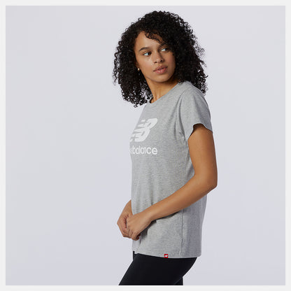 Essentials Stacked Logo Tee | New Balance Clothing - Women