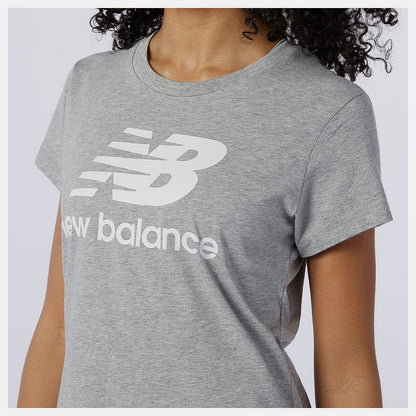Essentials Stacked Logo Tee | New Balance Clothing - Women