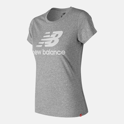 Essentials Stacked Logo Tee | New Balance Clothing - Women