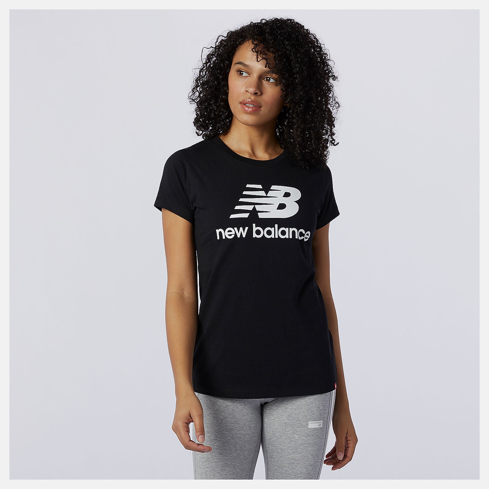 New Balance US - Essentials Stacked Logo Tee